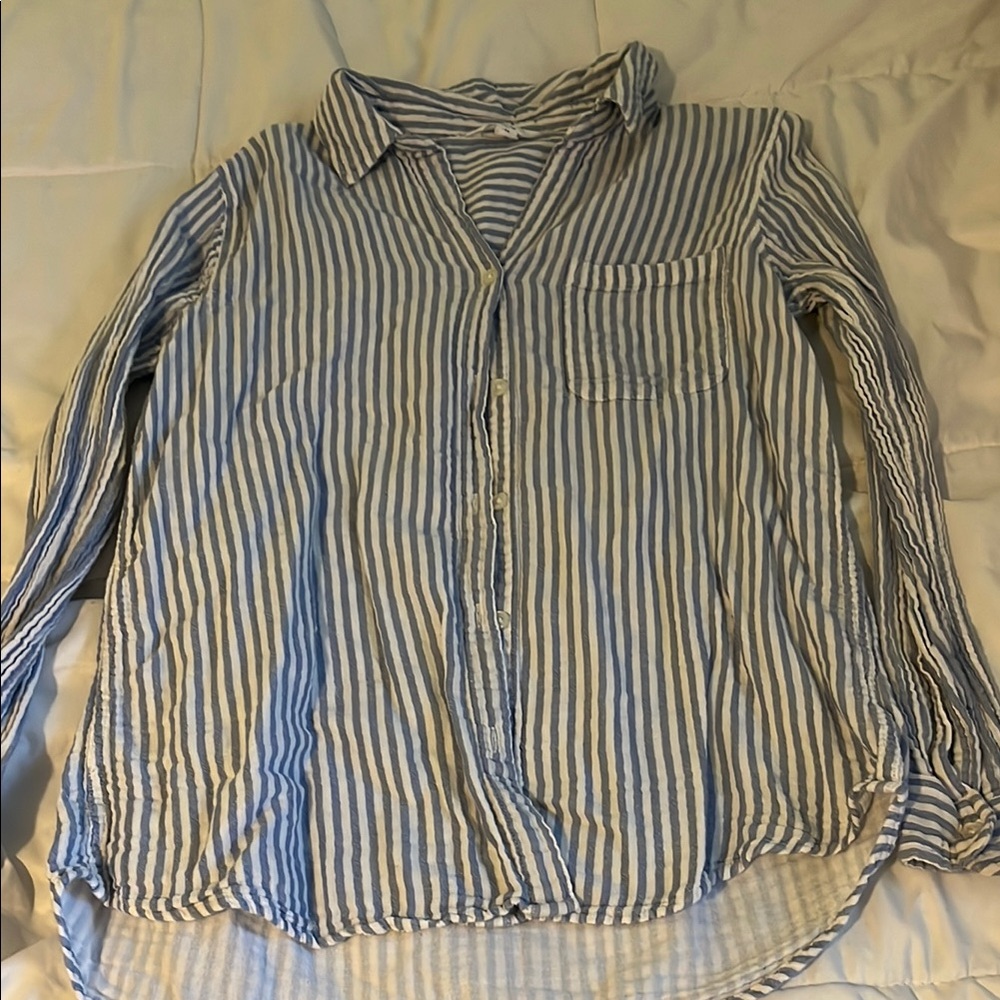Blue Striped women’s Shirt
